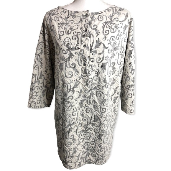 Victoria’s Secret Vintage Paisley Print 3/4 Sleeve Oversized Sleepshirt - Picture 1 of 8